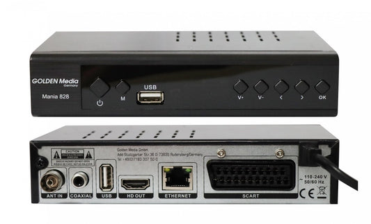 Decoder digitale Terrestre DVB-T2 Golden Media 828