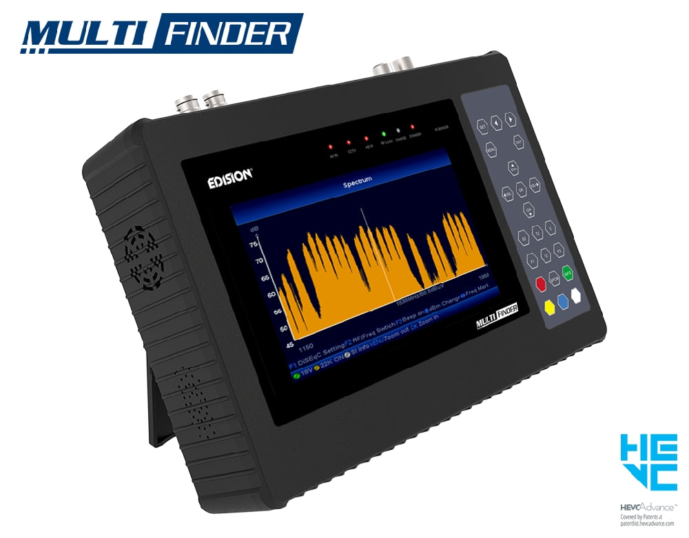 Edision Multi-finder strumento COMBO per DVB-S/S2, DVB-T/T2, DVB-C e CCTV