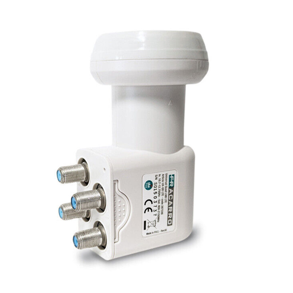 LNB Fracarro 4 uscite per Parabola universale e filtro LTE