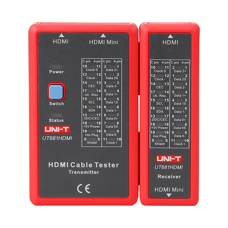 Tester cavi lan con RJ45 e BNC