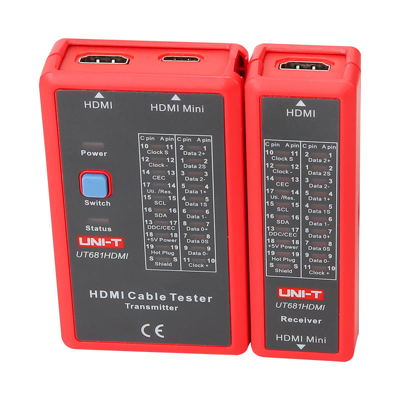 Tester cavi lan con RJ45 e BNC