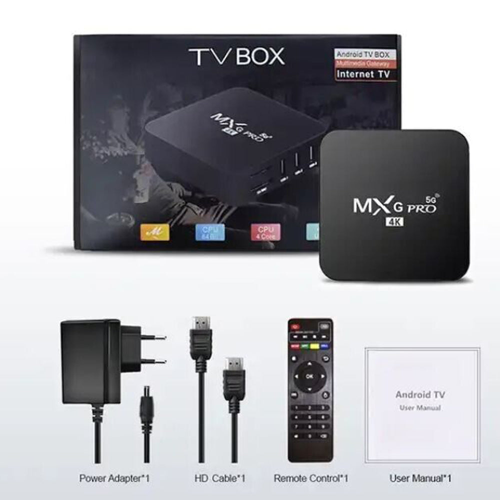 TV Box Android TRUE 4K Smart RAM 4GB ROM 64GB Wifi 5G