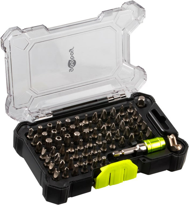 Set portainserti con set di punte da 72 pezzi