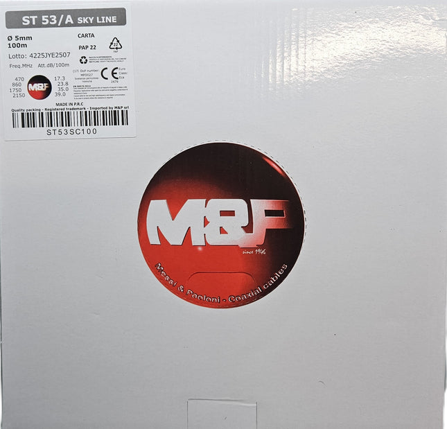 Cavo Coassiale per Antenna e Parabola 5mm M&P