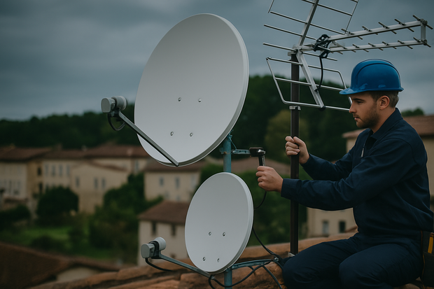 <h3>Antennistica Satellitare & Terrestre</h3>