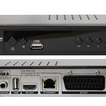 Decoder digitale Terrestre DVB-T2 Golden Media 828