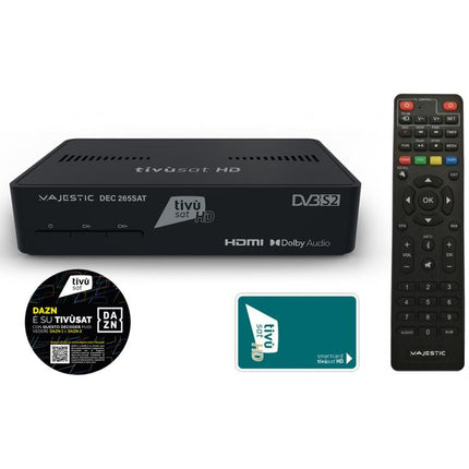 Decoder Tivusat HD con smartcard Tivùsat inclusa