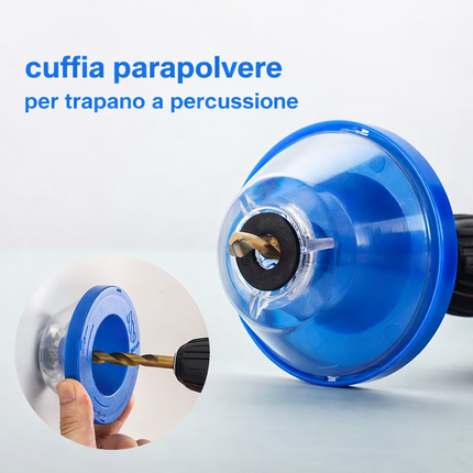 Accessorio di raccolta polvere per trapano