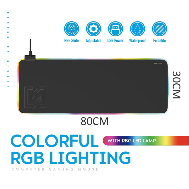 Tappetino gaming RGB Newtop