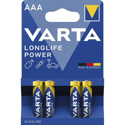 Batterie mini stilo AAA Alkaline Varta Longlife Power
