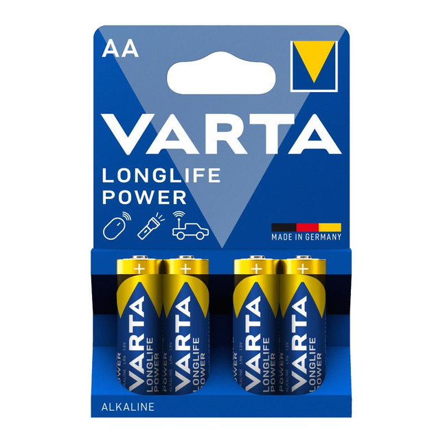 Batterie stilo AA Alkaline Varta Longlife Power