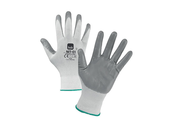 Guanti da Lavoro in Nitrile e Poliuretano Grigi