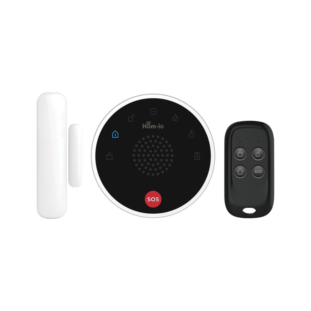 KIT Allarme SMART wifi Espandibile Hom-Io Sirena + Sensore porta + Comando