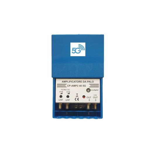 Kit Completo Antenna Tv Digitale Terrestre UHF filtro 5G Alto Guadagno 110 dBuV