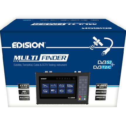 Edision Multi-finder strumento COMBO per DVB-S/S2, DVB-T/T2, DVB-C e CCTV