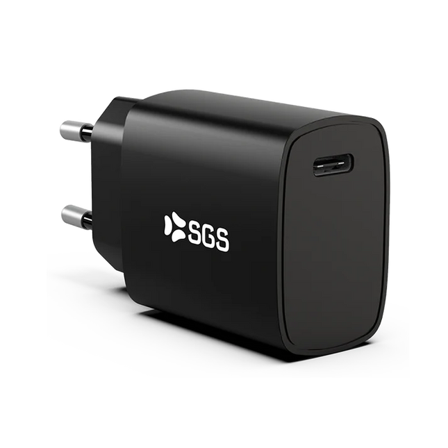 Caricatore USB-C PD 20W Nero