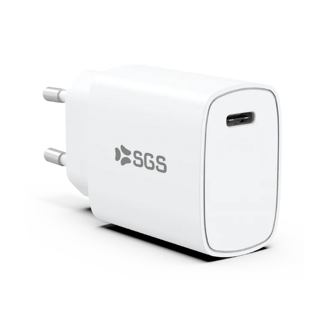 Caricatore USB-C PD 20W Bianco