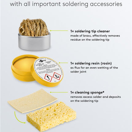 Supporto per saldatura con 4 bracci flessibili