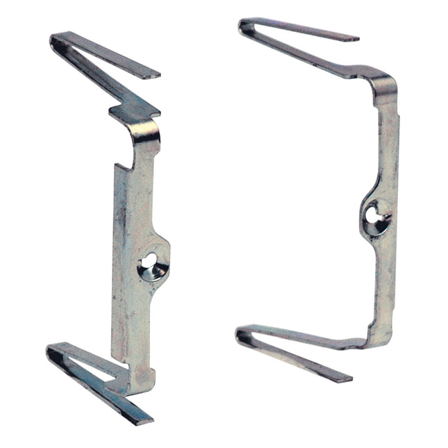 Ganci di ricambio in metallo per scatole da incasso 3 e 4 moduli