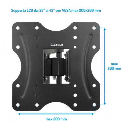 Staffa TV Da 23" A 42" Con Snodo