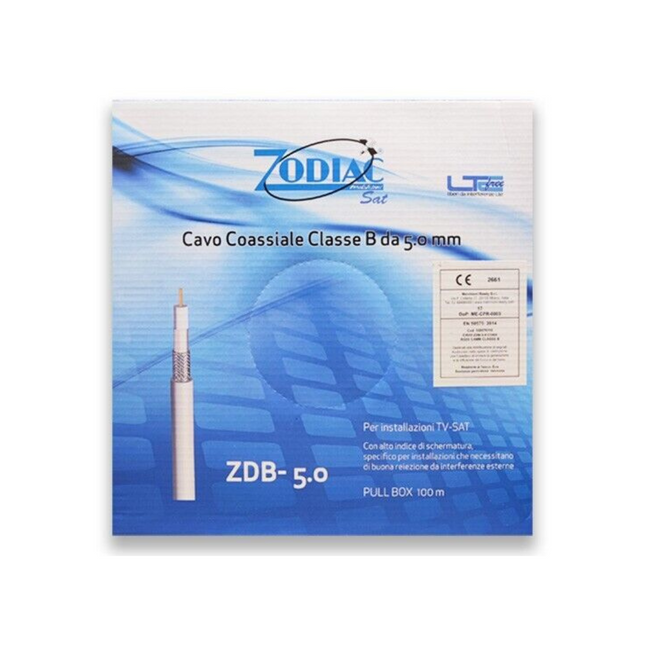 Cavo Coassiale per Antenna e Parabola 5mm Zodiac
