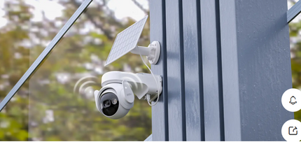 Telecamera IMOU Cell PT 4G 2Gen PTZ Wi-Fi Fcolor 3MP 2.8 mm Pannello Solare