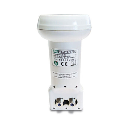 LNB Fracarro 2 uscite per Parabola universale e filtro LTE