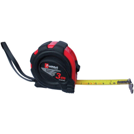 Flessometro 3 metri 16mm gommato